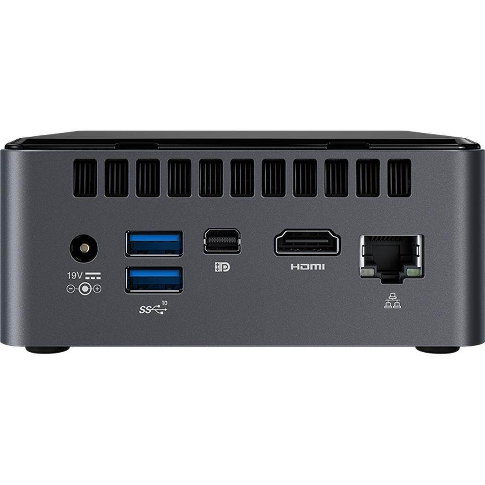 Intel NUC kit BXNUC8I5INHX Home and Business Desktop Black (Intel i5-8265U 4-Core, 8GB RAM, 4TB SATA SSD, AMD Radeon 540X, Wifi, Bluetooth, 2xUSB 3.1, 1xHDMI, 1 mini Display Port, SD Card, Win 10 Pro)