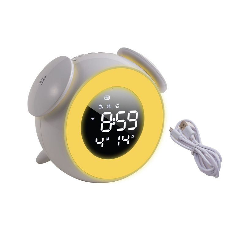 Small Weathered Table Clock White - Stonebriar Collection