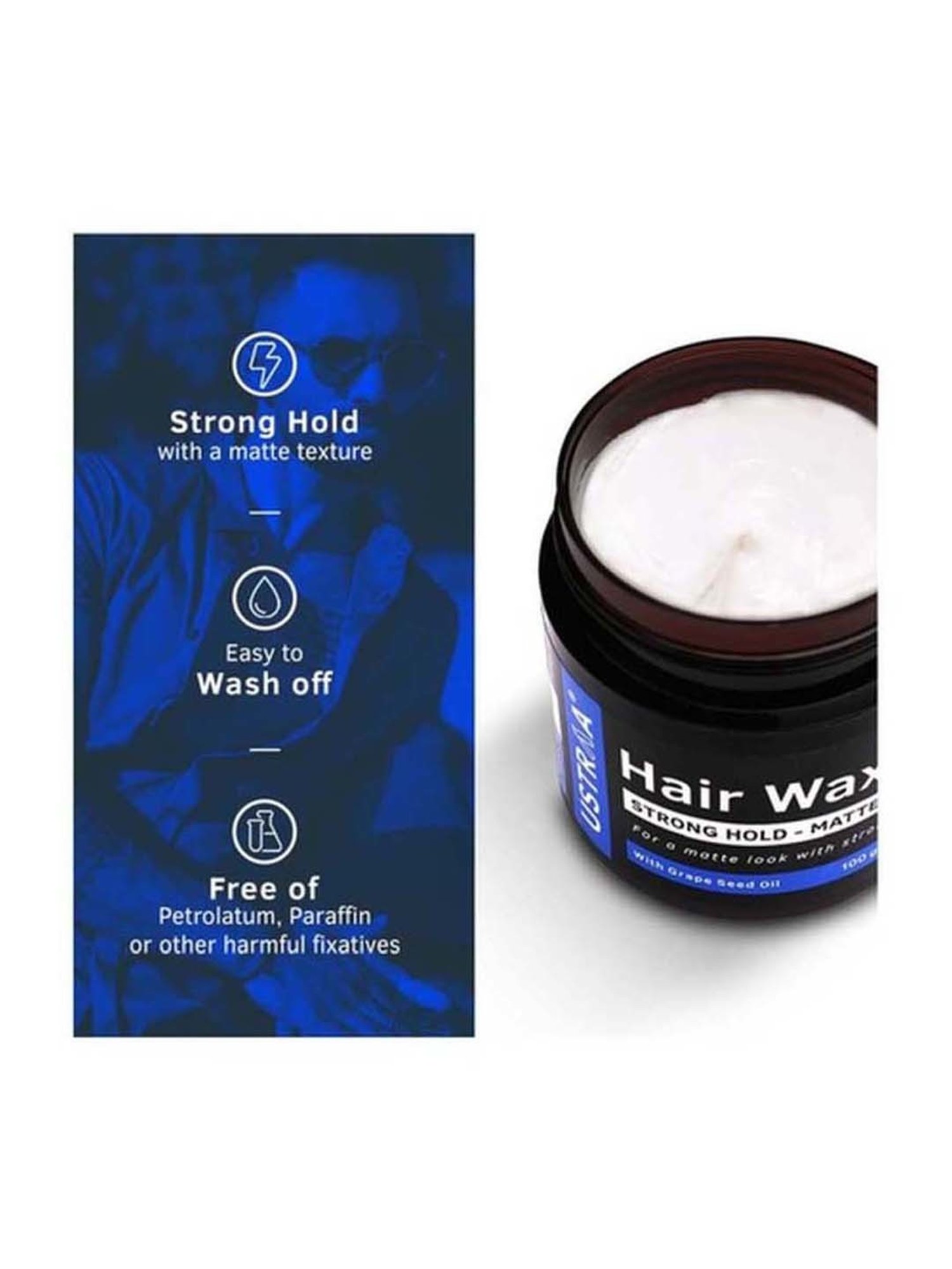 Ustraa Anti Dandruff Shampoo & Hair Wax Strong Hold