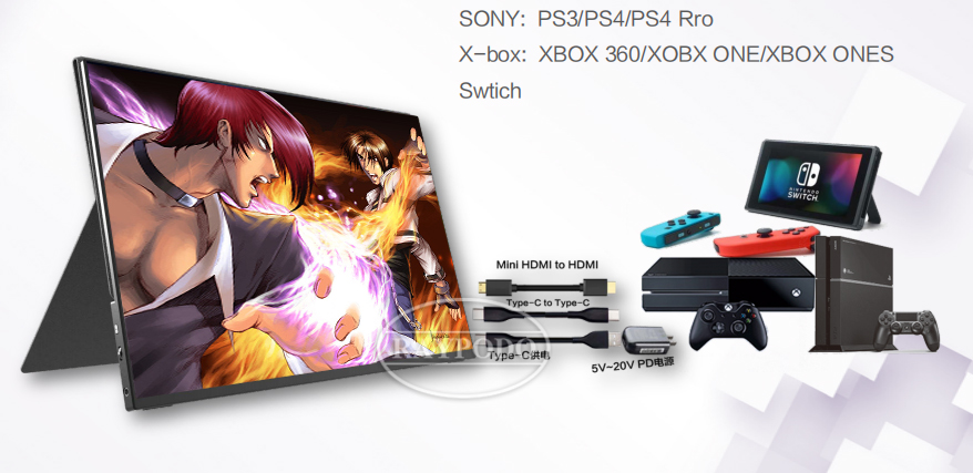 Raypodo New development 15.6 inch 16.1-inch touch screen monitor with Type-C HDMI interface