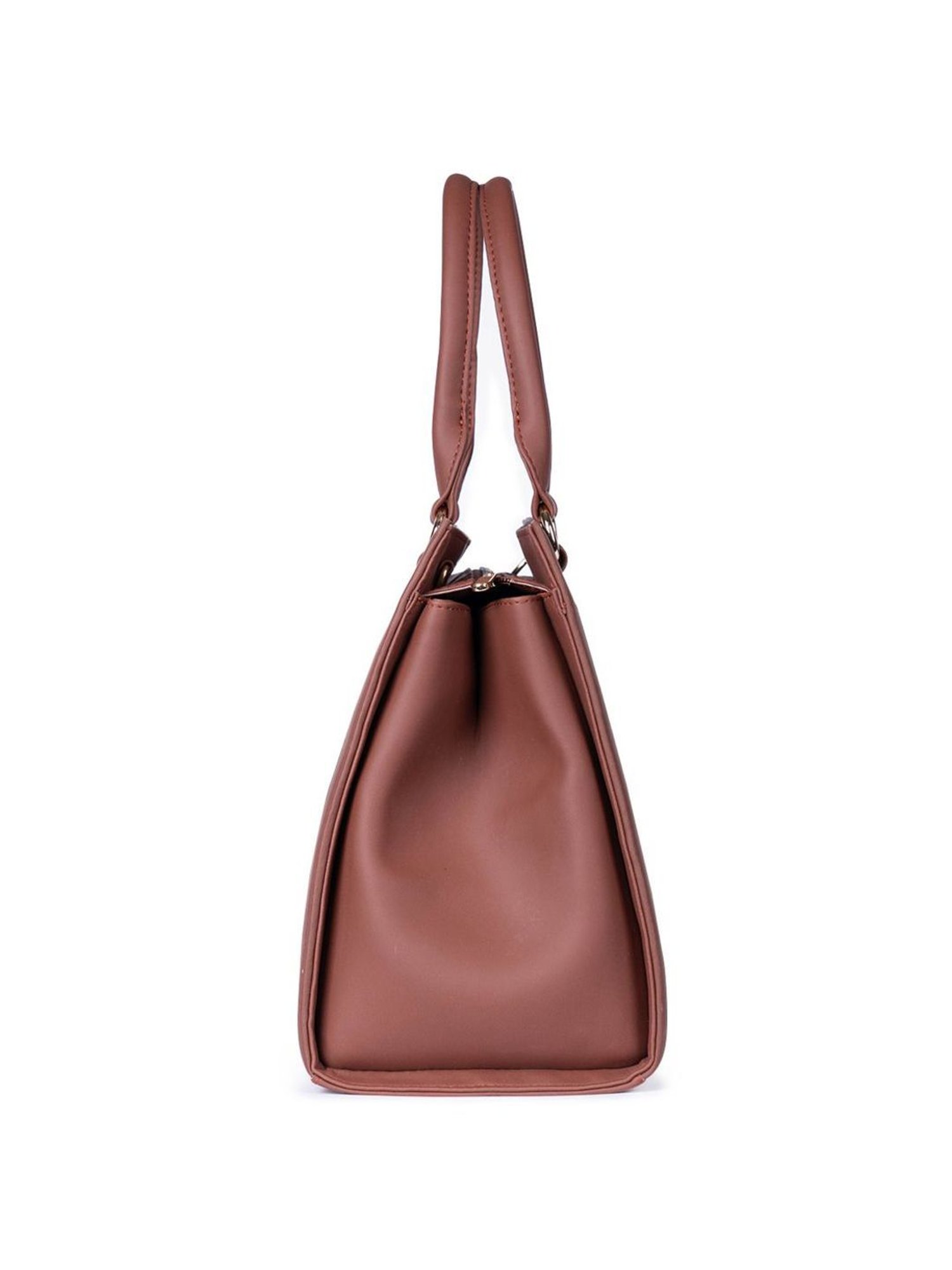 ZOUK Bidri Kaiser Classic Black & White Printed Medium Handbag