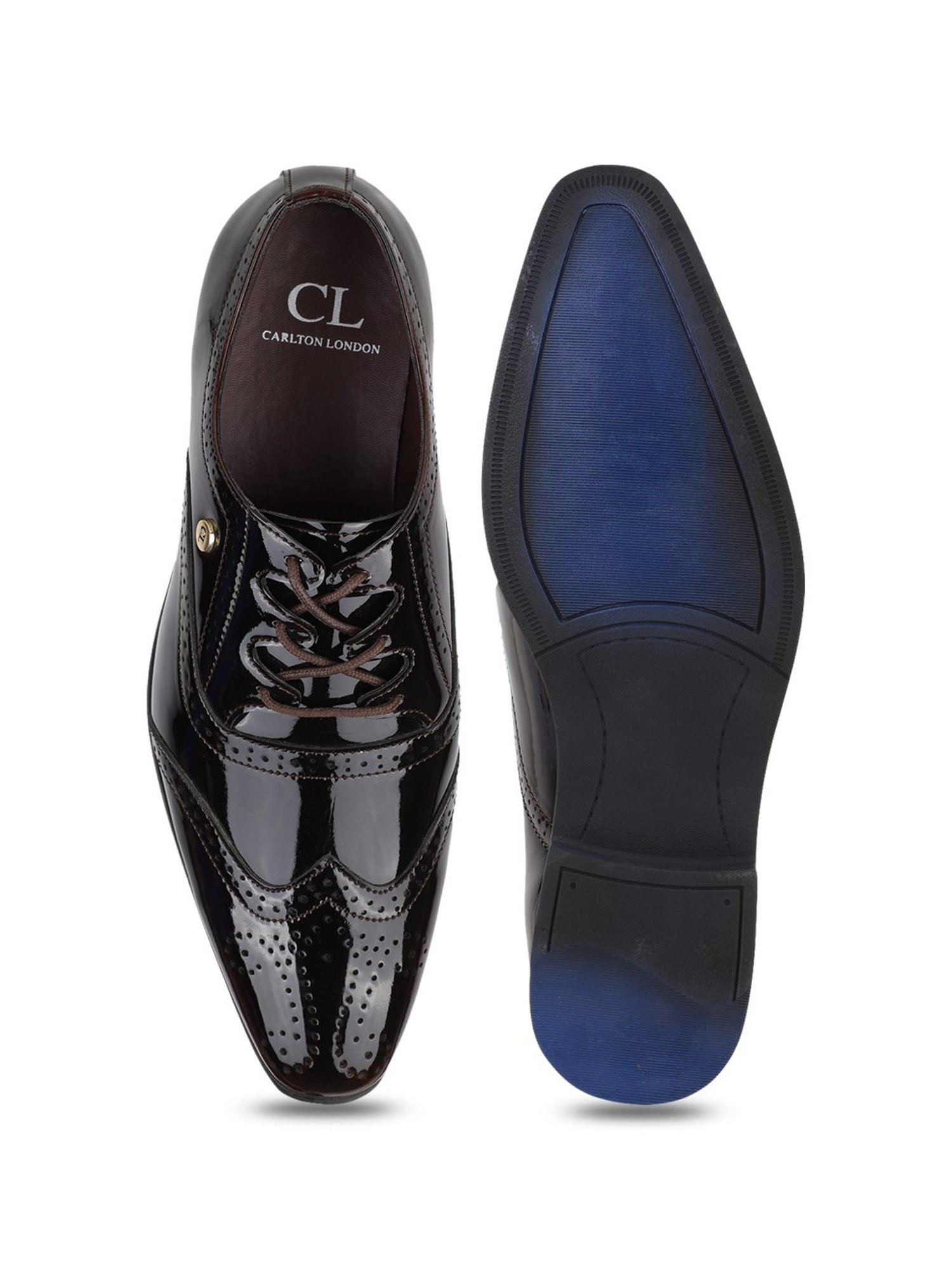 Carlton London Men's Brown Brogue Shoes