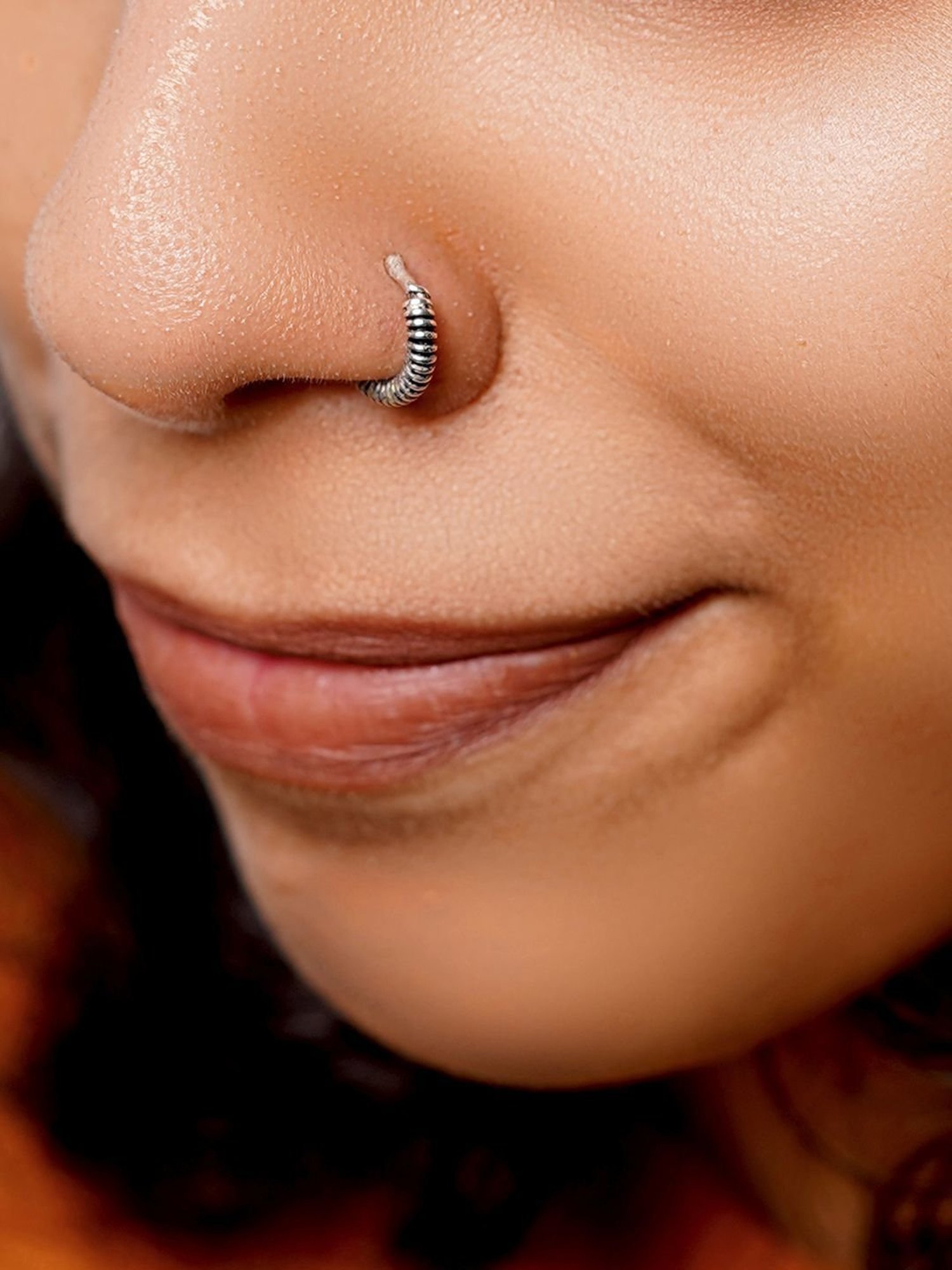 Teejh Mahi Silver Septum Ring
