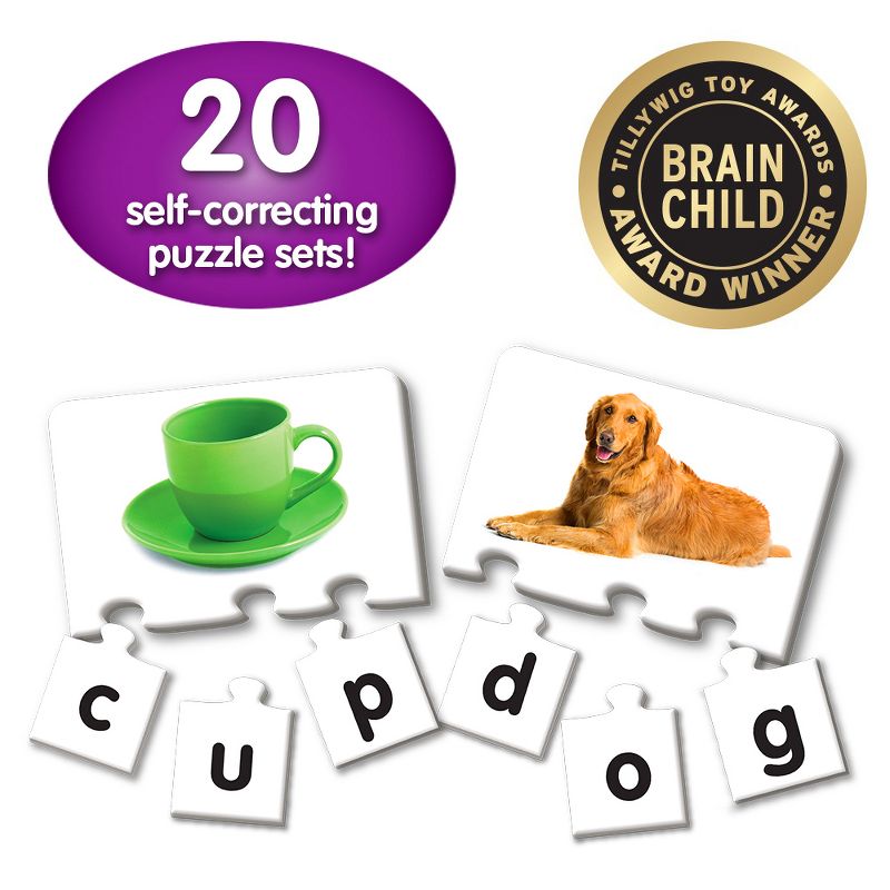 The Learning Journey Match It! Letters 20 self  correcting puzzle sets