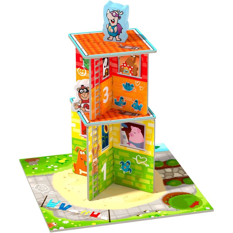 HABA My Very First Games Rhino Hero Junior Cooperative Stacking & Matching Game