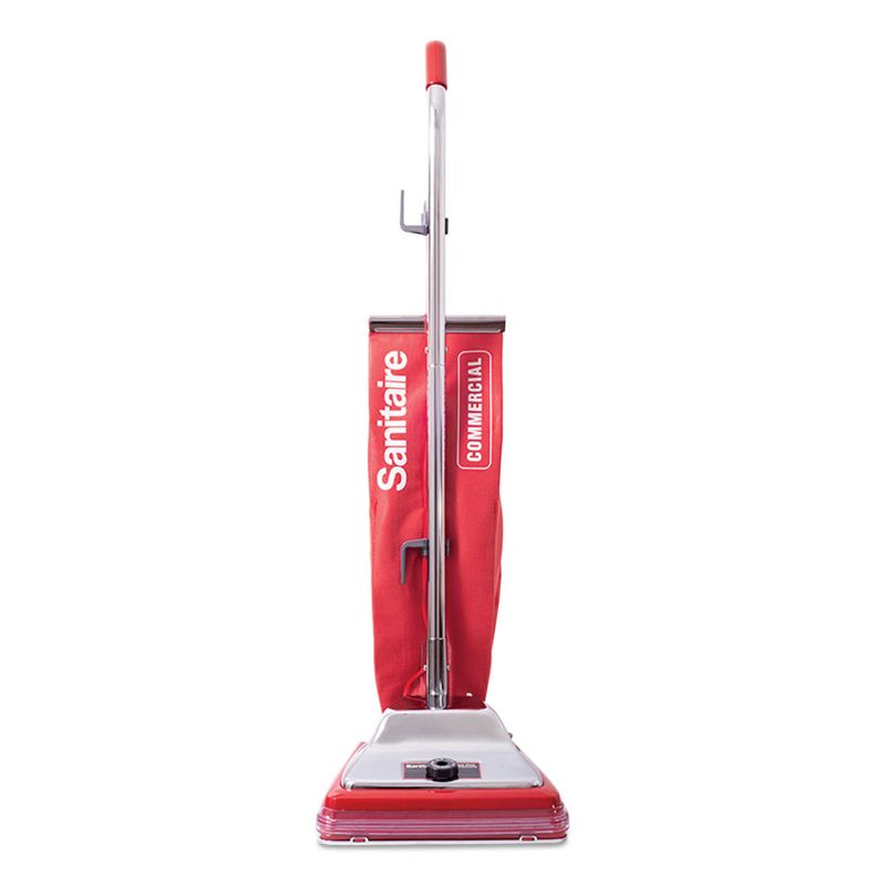 Sanitaire Upright Vacuum with Shake-Out Bag, 17.5 lb, Red SC886G