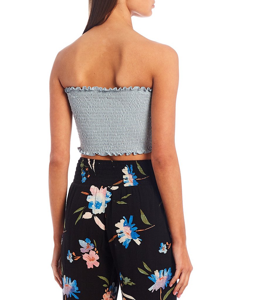 Double Zero Smocked Tube Top