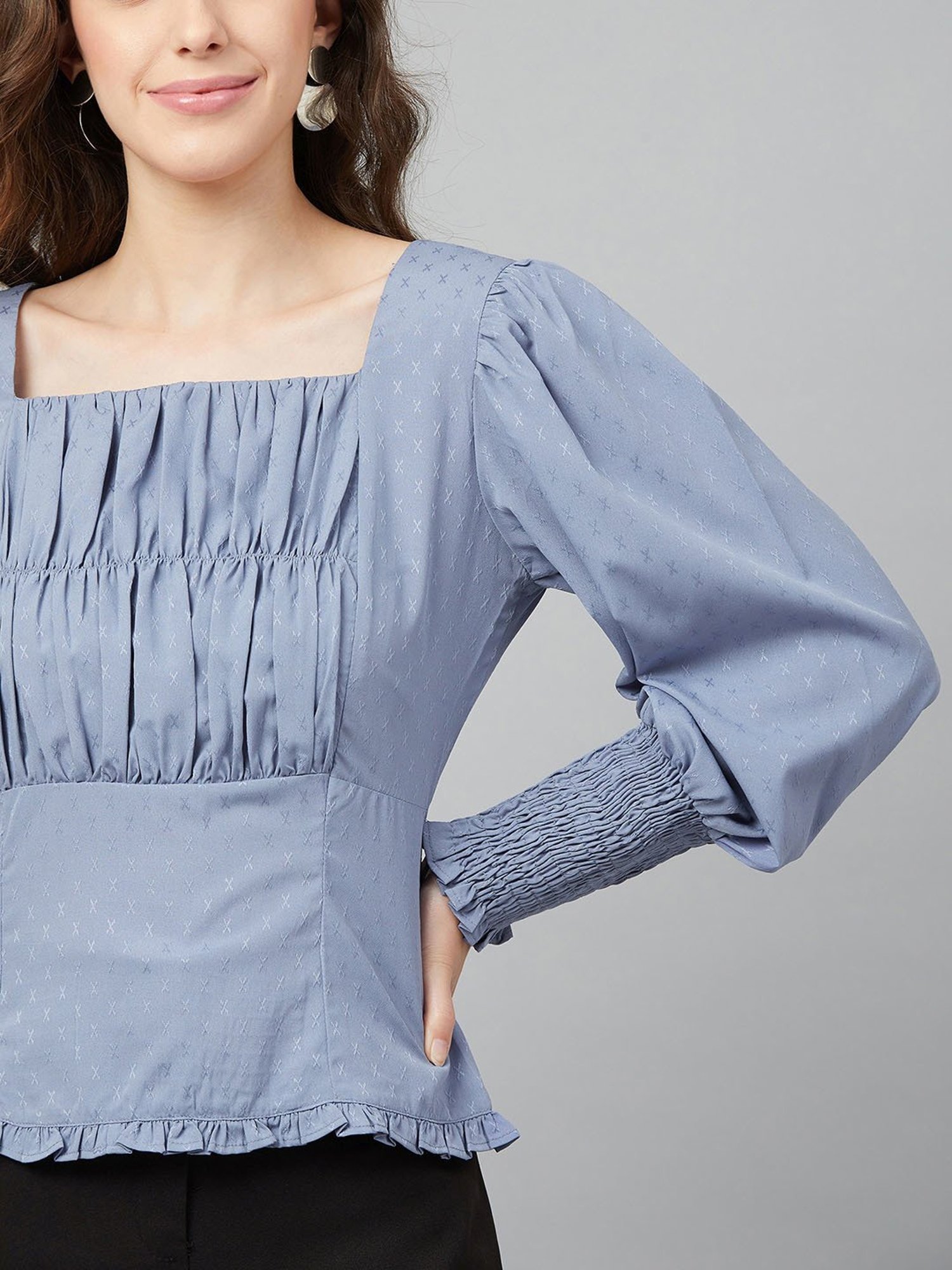 Carlton London Blue Top