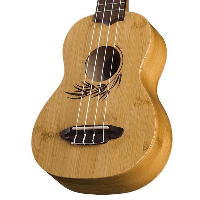 Luna Guitars Uke Bamboo Soprano Ukulele