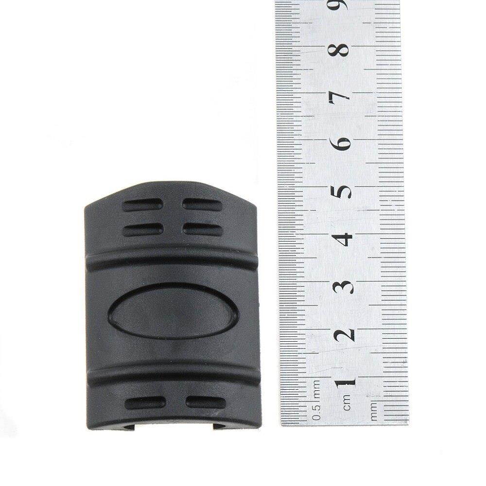 A22 12/lot Rifle Weaver Picatinny Hand Guard Quad Rail Covers Rubber Tactical VEH29 P0.5