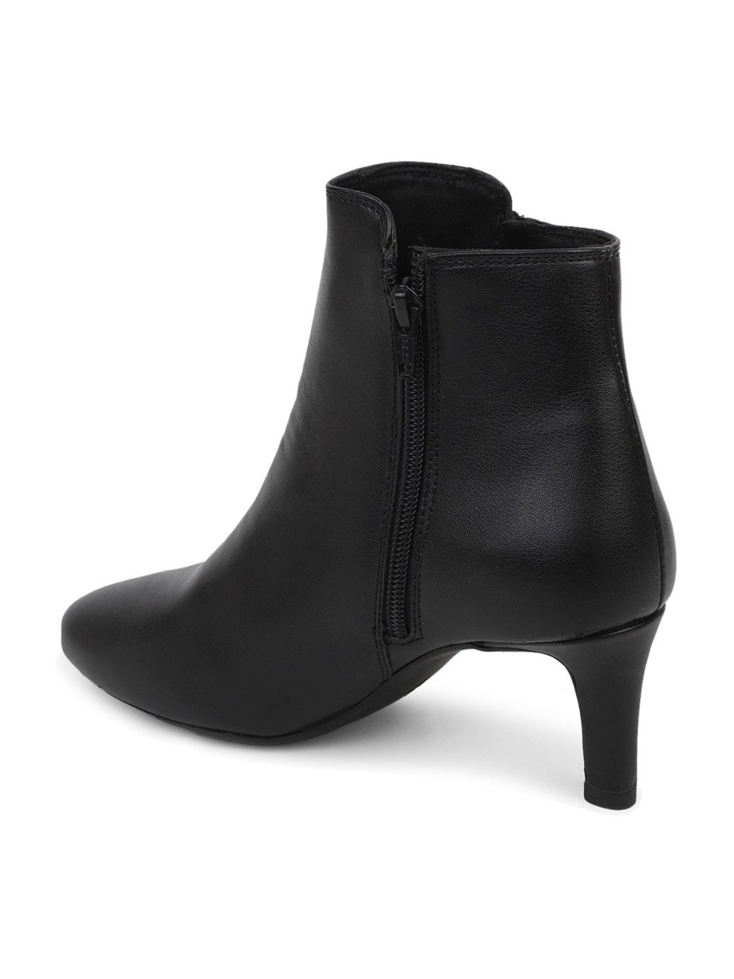 Elle Women's Black Stiletto Booties