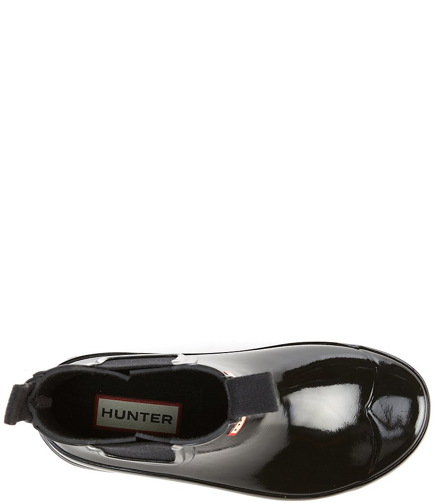 Hunter Girls' Original Gloss Waterproof Chelsea Boots (Youth)