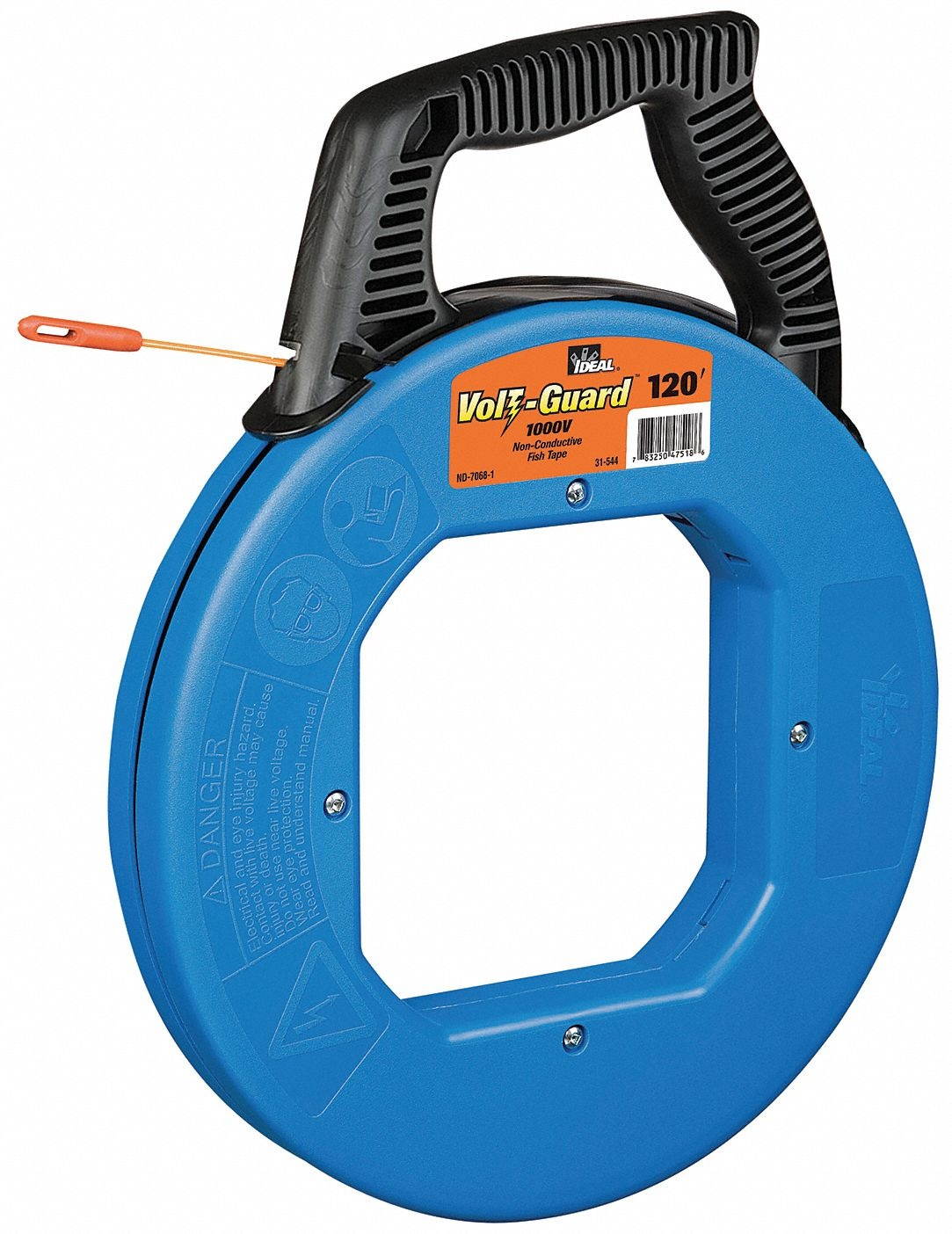 Ideal Fish Tape,3/16 In x 120 ft,Fiberglass  31-544