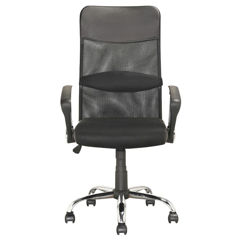 Workspace Executive Office Chair Leatherette and Mesh Black - CorLiving