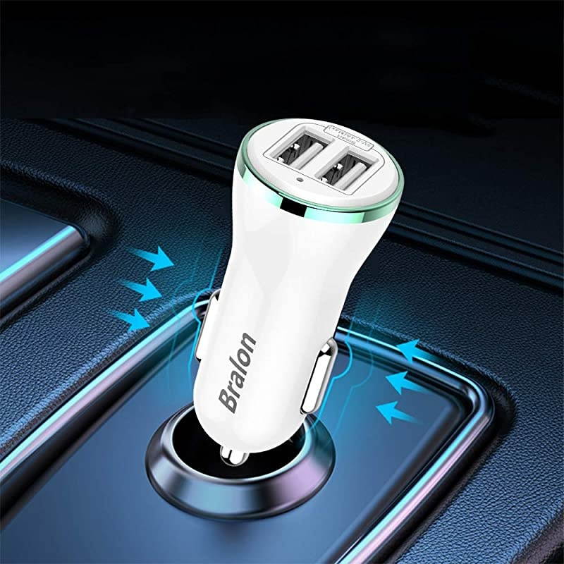 Car Charger10Pack 12W 24A Dual USB Car Charger Adapter with Smart ID Compatible with iPhone 11 Pro Xs Max Xr X 8 7 6 SE PlusiPad TabletGalaxy Note S10 S9 S8 S7 S6LG and More