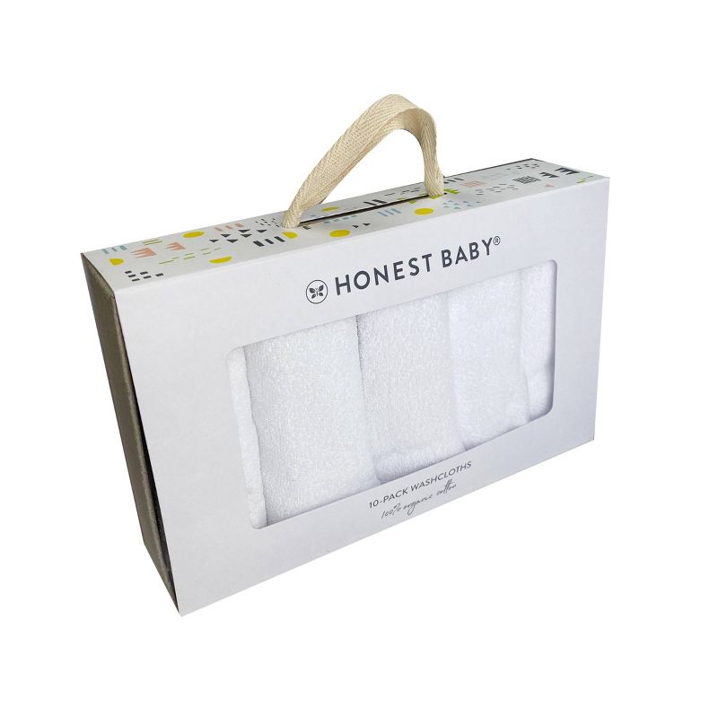 Honest Baby 10pk Organic Cotton Washcloth