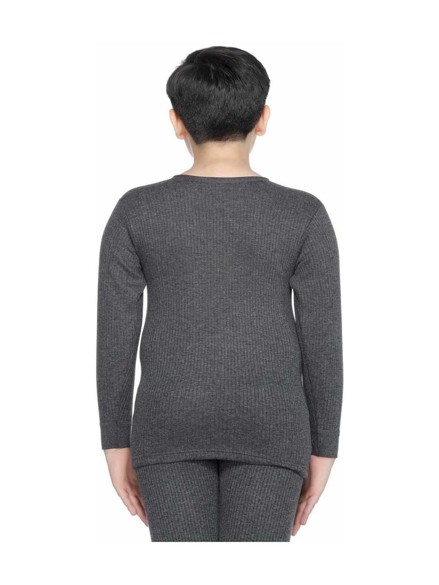 Tiny Bugs Kids Grey Cotton Thermal Set