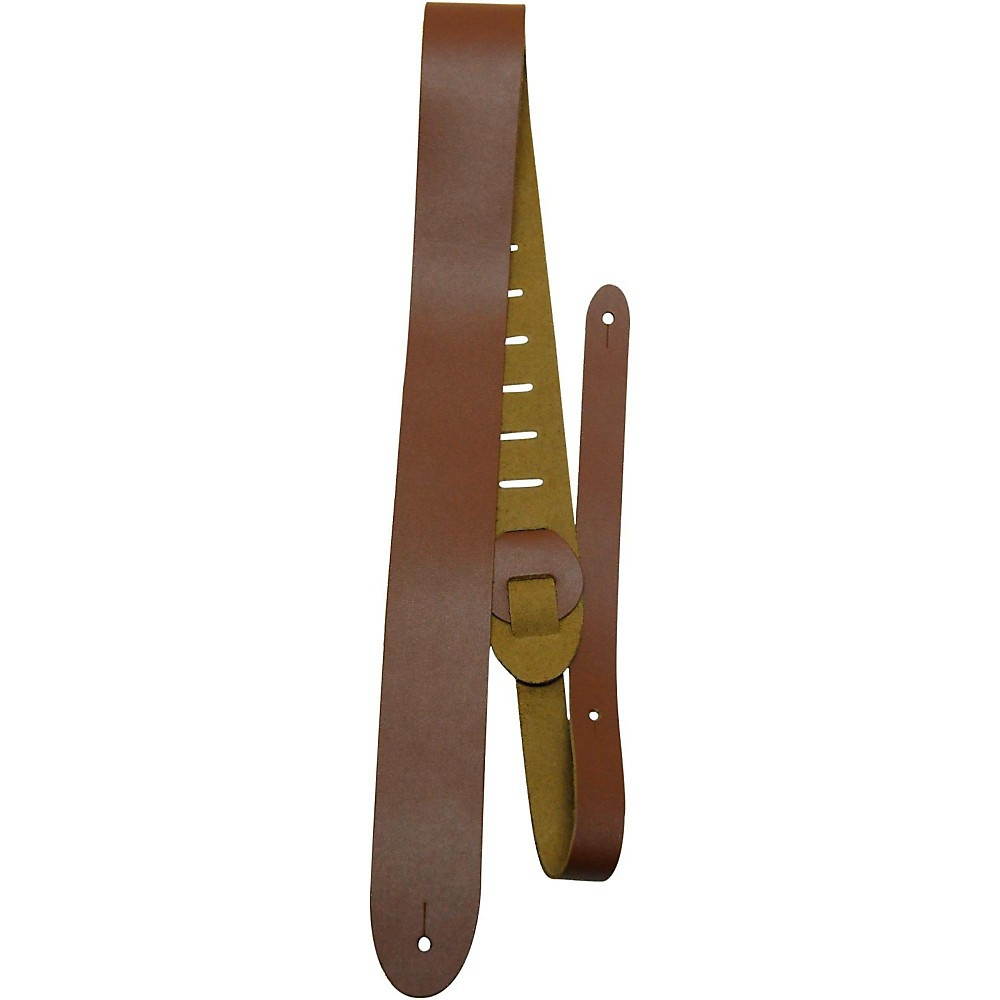 Perri's 2" Basic Leather Guitar Strap Tan