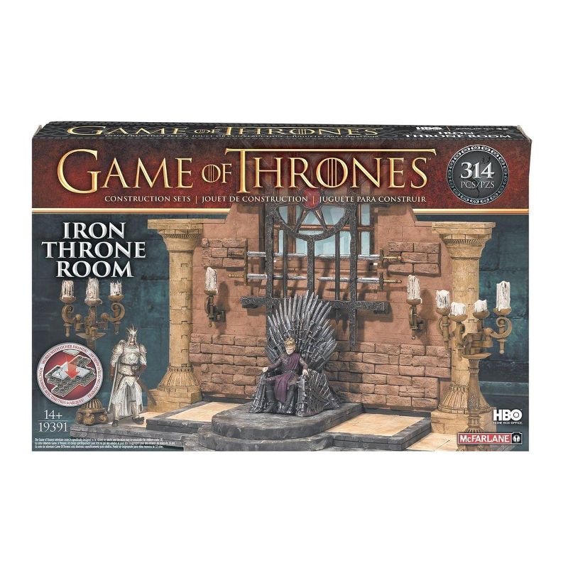 Mcfarlane Toys Game of Thrones Consturction Set Iron Throne Room