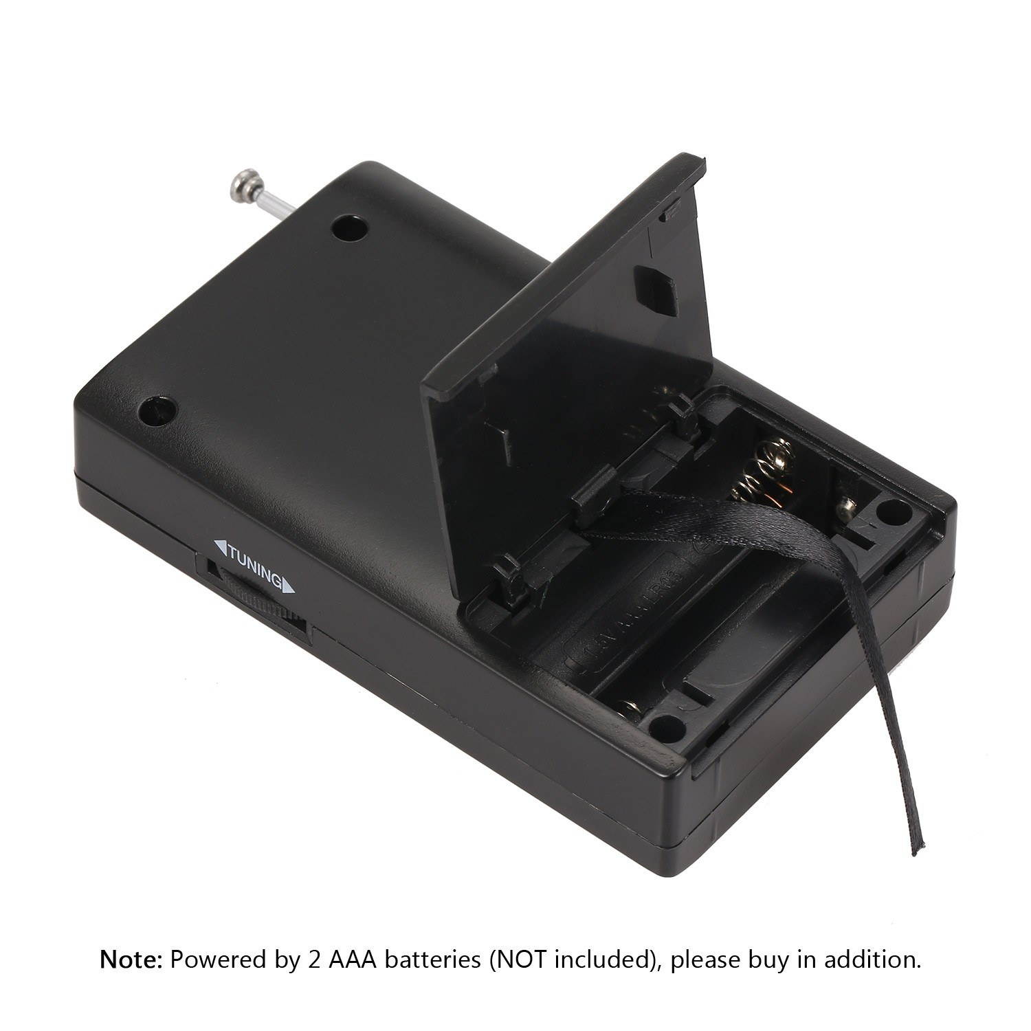 Mini AM FM Radio 2 Band Radio Receiver Portable Pocket Transistor Radio Built-in Speaker w/ Headphone Jack