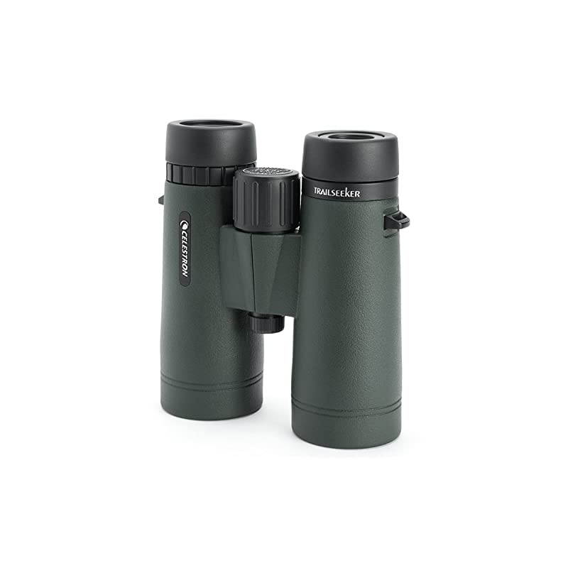 TrailSeeker 10x42 Binoculars &ndash; Fully Multi-Coated Optics &ndash; Binoculars for Adults &ndash; Phase and Dielectric Coated BaK-4 Prisms &ndash; Waterproof & Fogproof &ndash; Rubber Armored &ndash; 6.5 Feet Close Focus