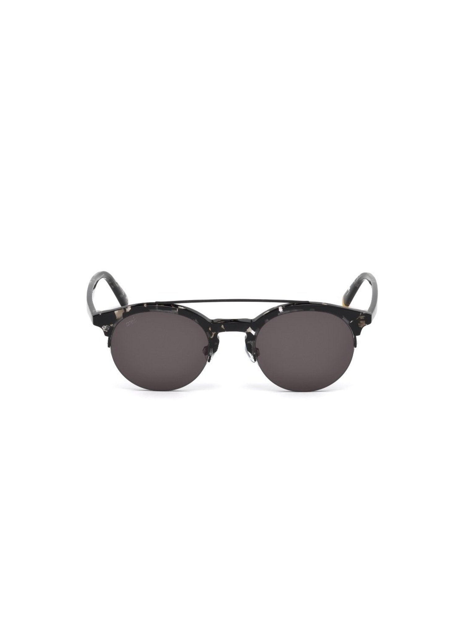 WEB EYEWEAR Grey Oval Unisex Sunglasses