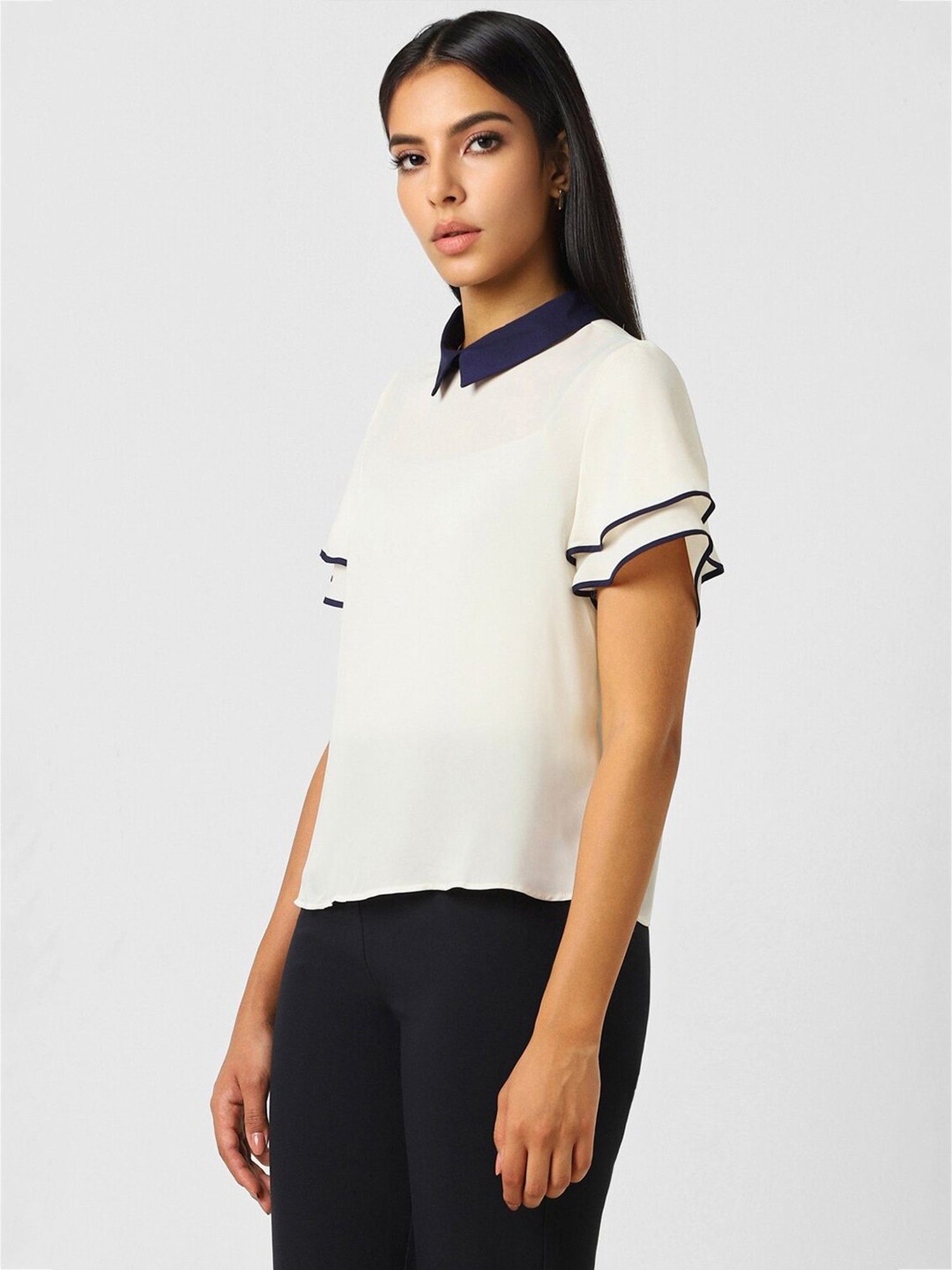 Van Heusen Beige Regular Fit Top