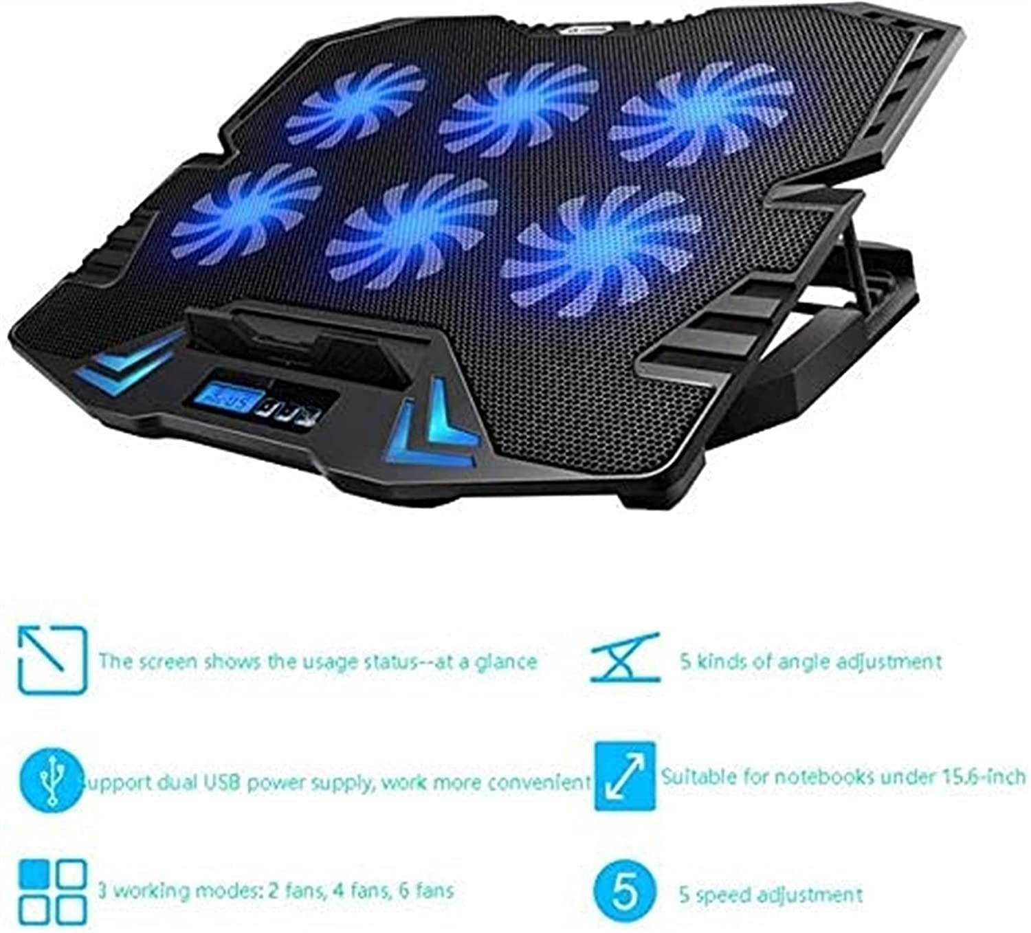 Computer Cooler USB Cooling Fan Laptop Notebook Cinema Cooler USB External Heat Sink Computer Bracket High Speed Mute Cool Pad (Color : NO.3)