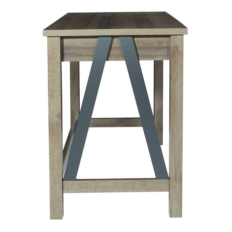 42" Braydon Writing Desk Gray Oak - OSP Home Furnishings