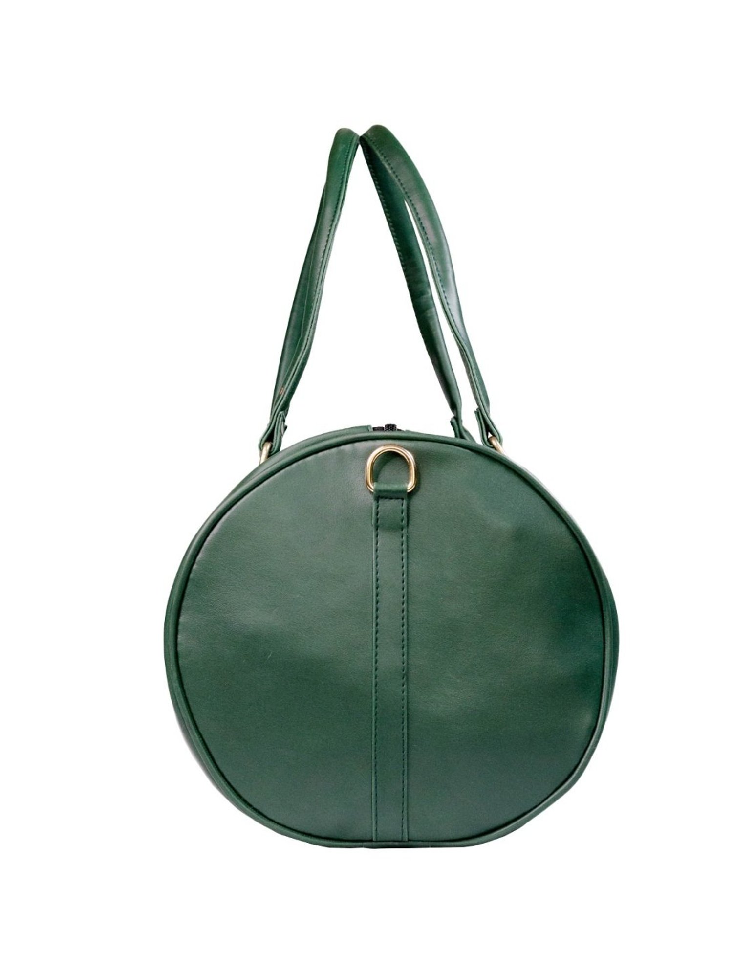 Man Arden Green Medium Leather Duffle Bag
