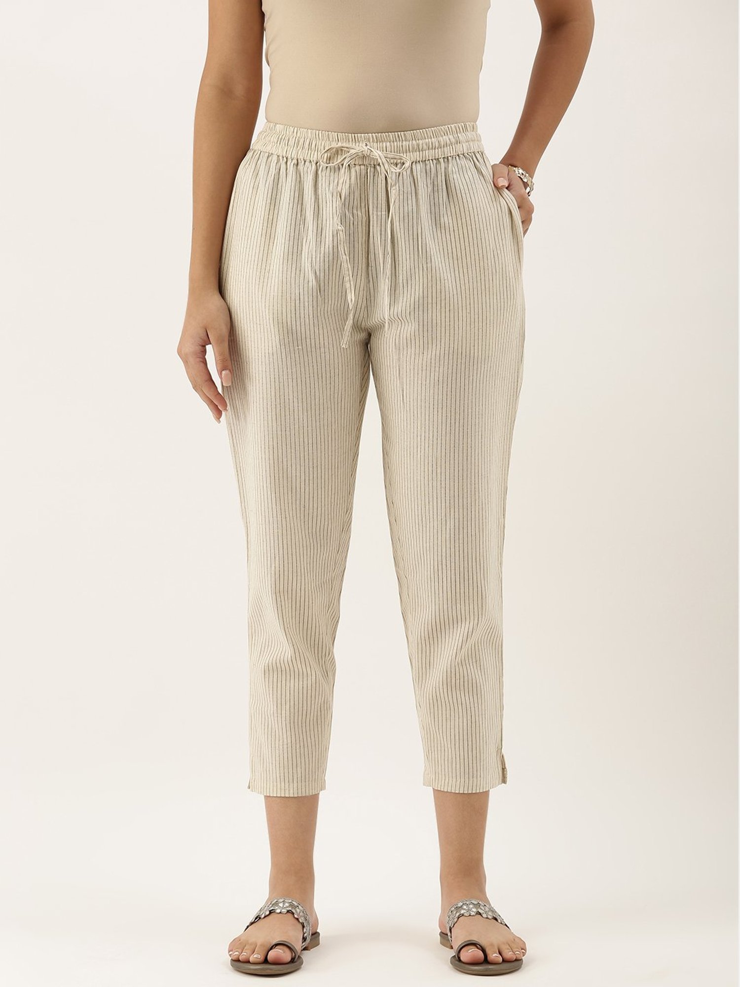 Amukti Beige Pants