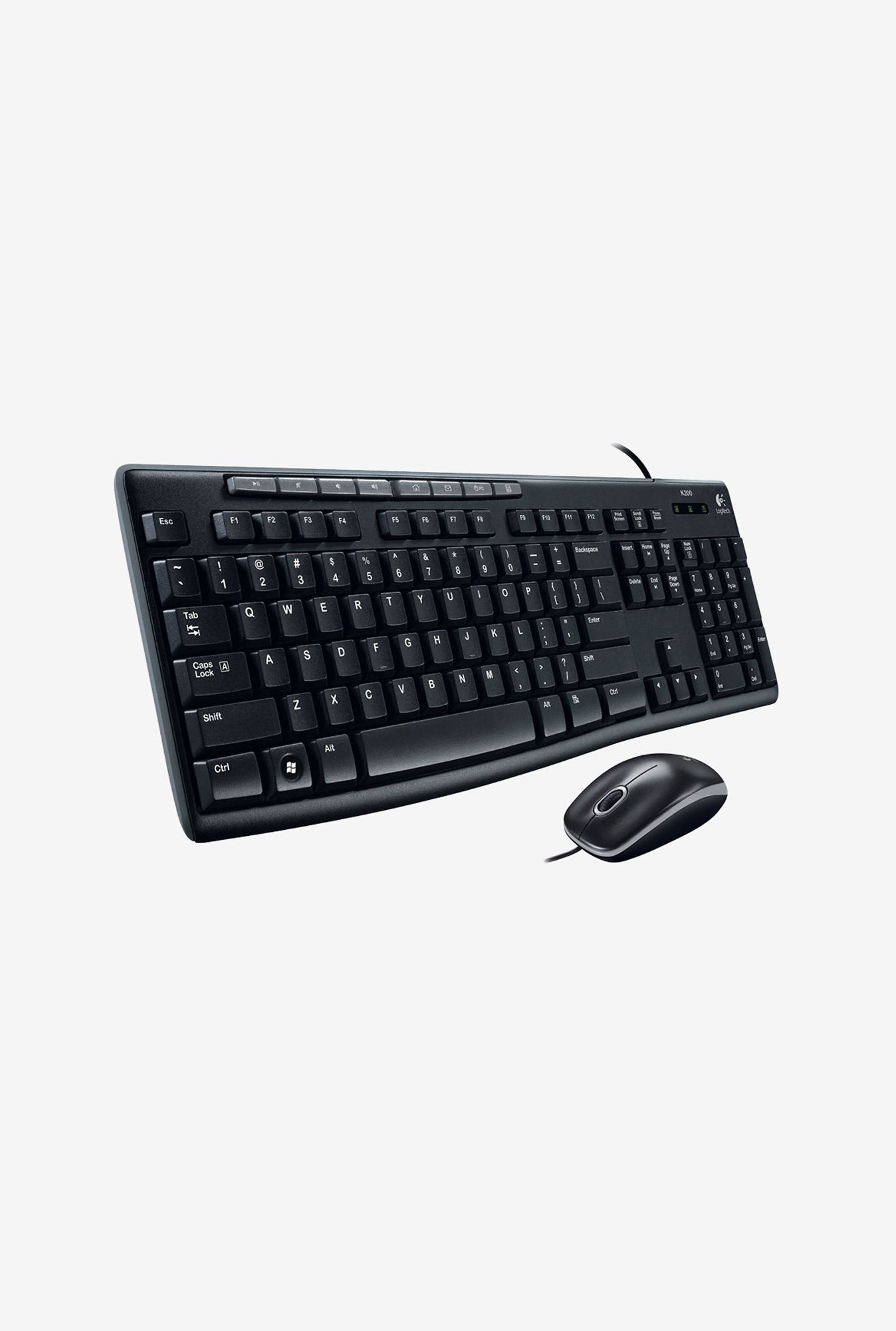 Logitech MK200 Keyboard & Mouse Black