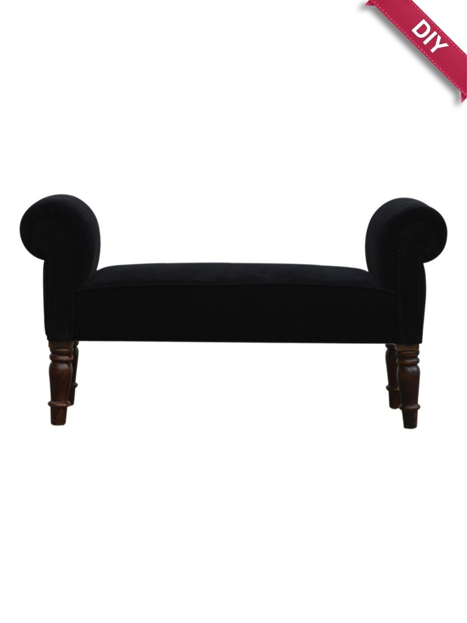 Chumbak Jodhpur Sailor Solid Blue Sheesham Wood Bench