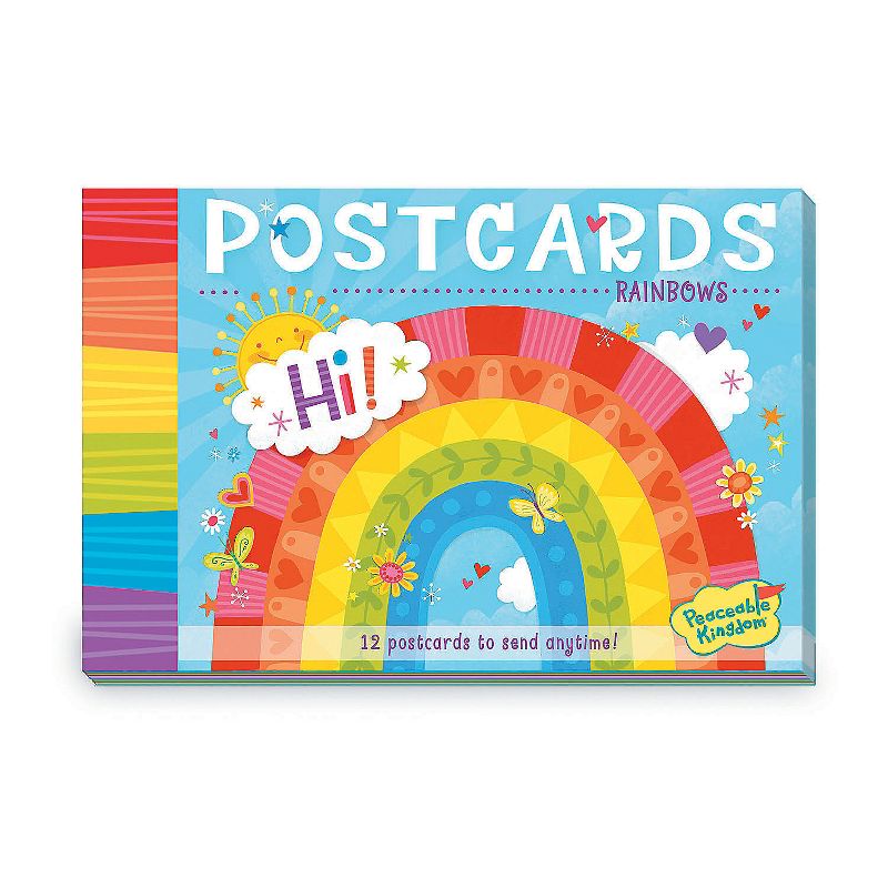 MindWare Rainbows Postcards - Stationery - 12 Pieces
