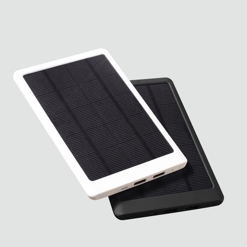 2021 Newest Style Waterproof Solar Power Bank 900000mAh With 2USB Outputs,LED Flashlight External Battery Backup For All Type Phones