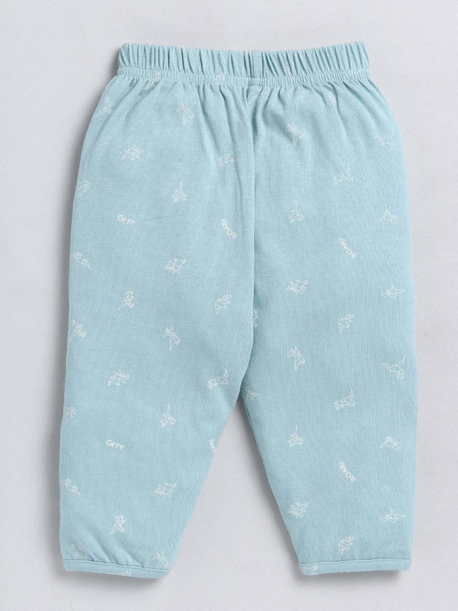 Clt.s Boys Light Blue Printed T-Shirt with Pants