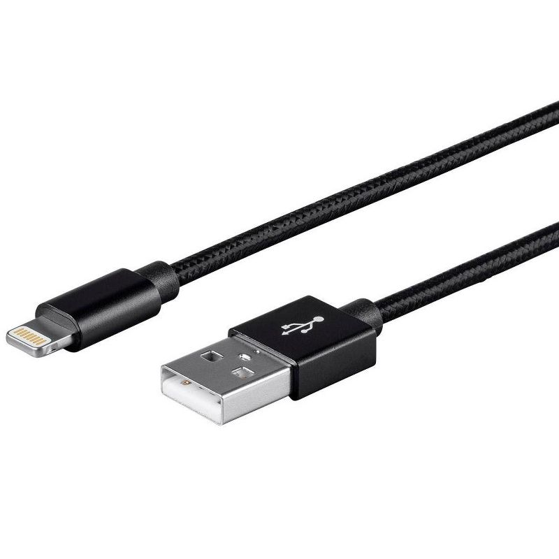 Tripp Lite USB-A to Lightning, USB Micro-B and USB-C Sync/Charge Cable, Black, 6 ft.