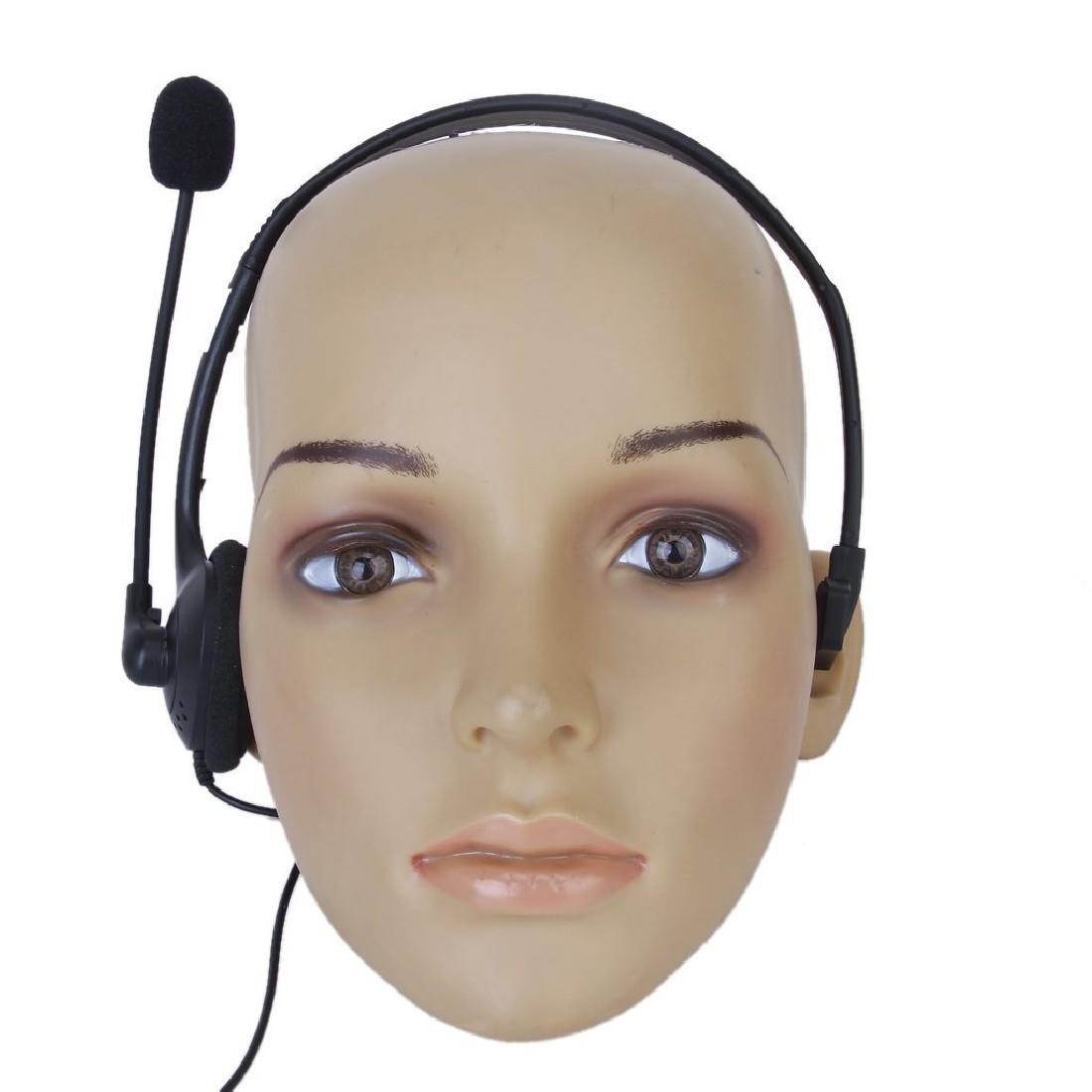 3.5mm wired Gaming Headset Headphone Earphone + Microphone Mic Accessories for PS4 computer Black