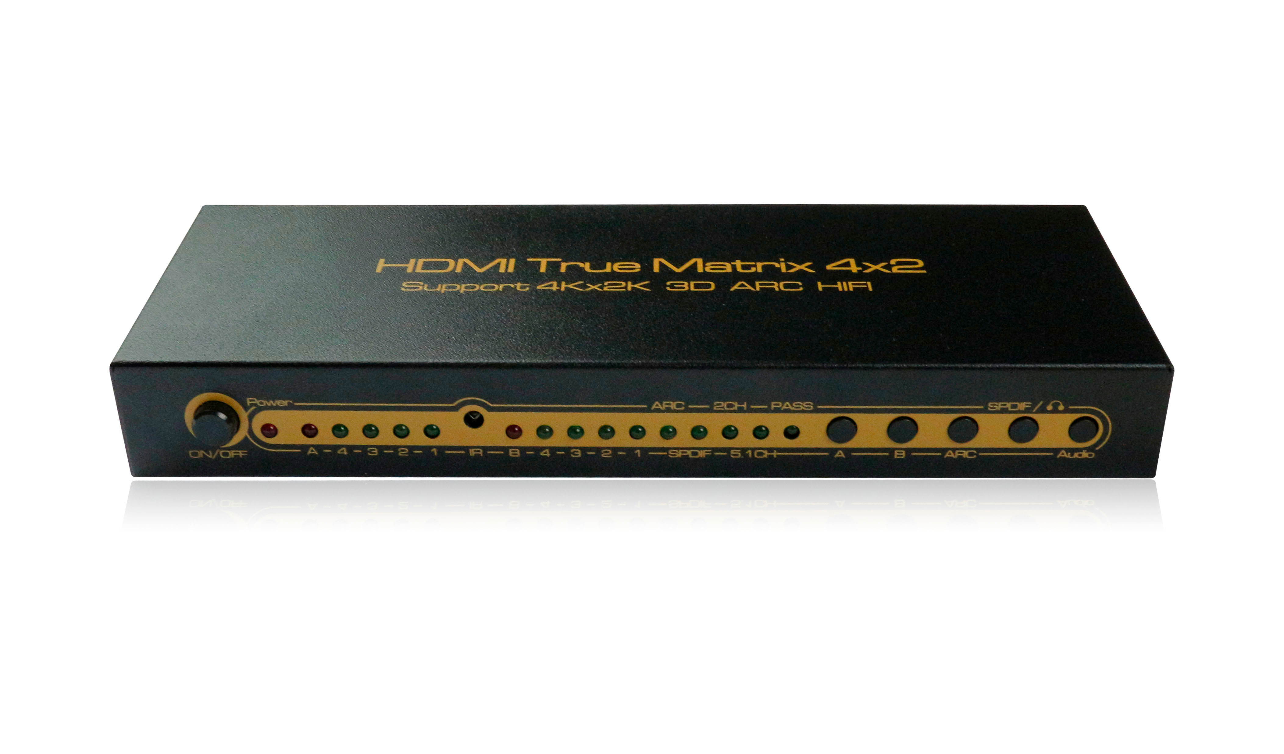 HIFI 4x2 HDMI Matrix Support Full HD 1080P/Full 3D/4K*2K resolution/Blue-Ray/MHL/HDMI