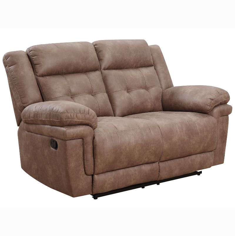 Anastasia Recliner Loveseat Cocoa - Steve Silver