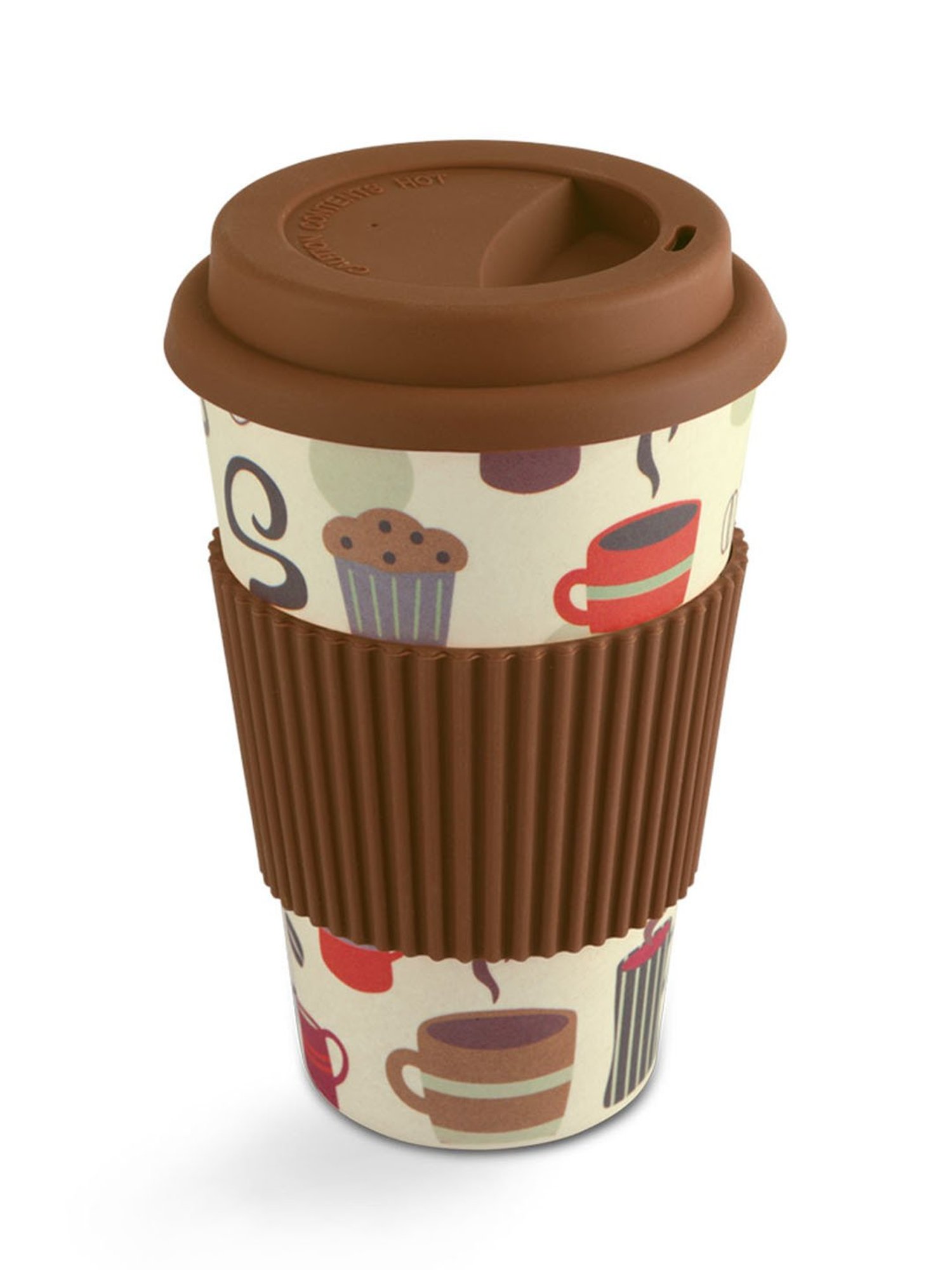 Freelance Brown Bamboo Set of 1 Mugs