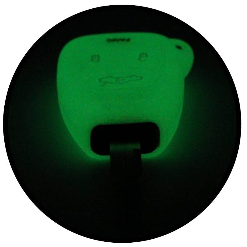 keycover JB for 4 Button Keys Keycover Etui Flip Key protective cover Remote Entry Fob Case (night glow)