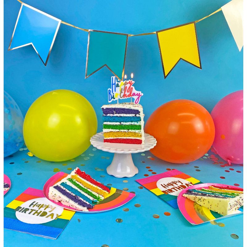 Rainbow Party Décor and Accessory Bundle