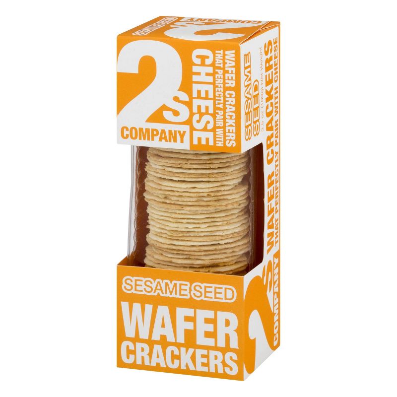 2's Company Sesame Waffer Crackers - 3.5oz