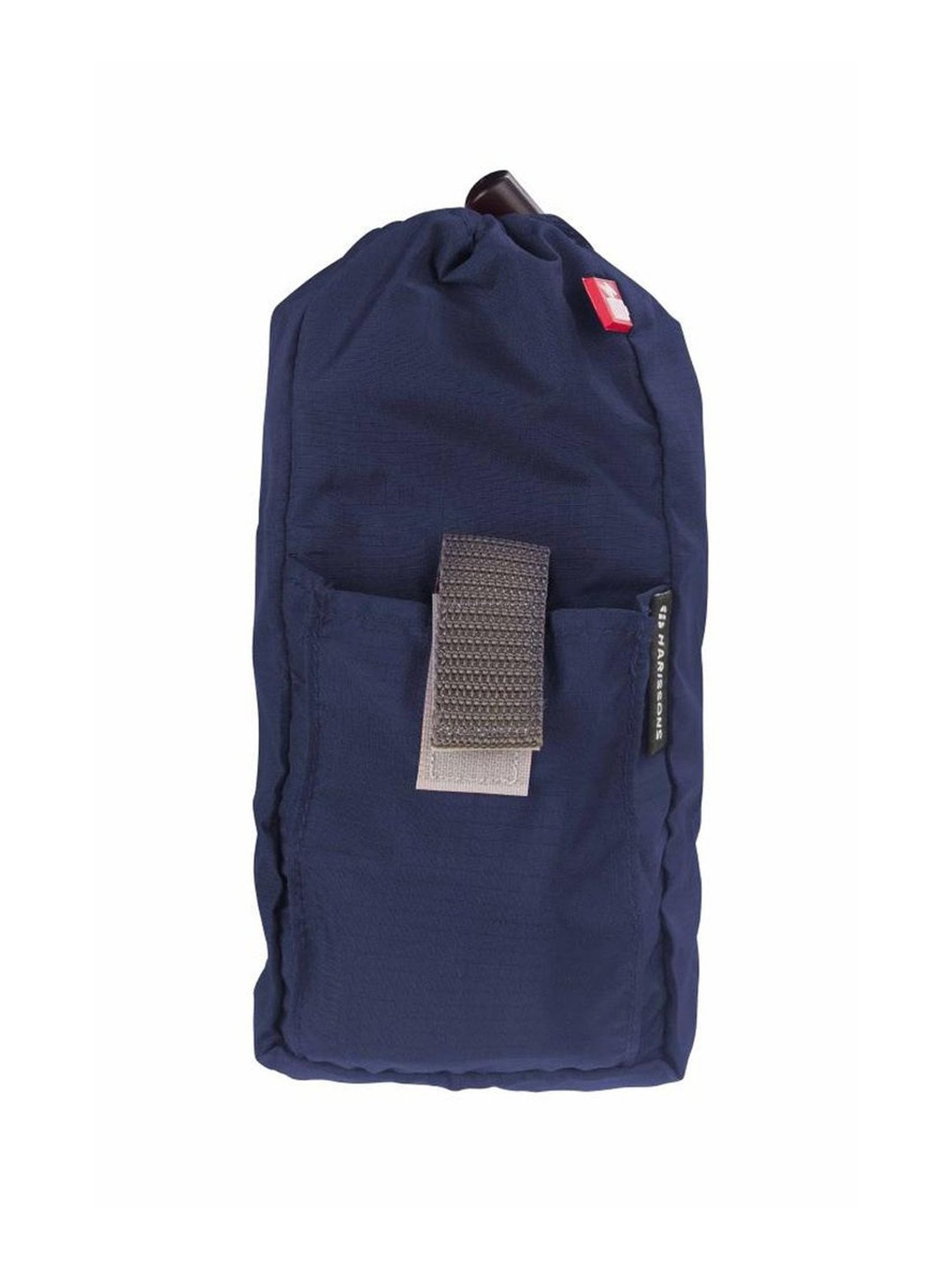 Harissons Navy Blue Polyester Solid Pouch