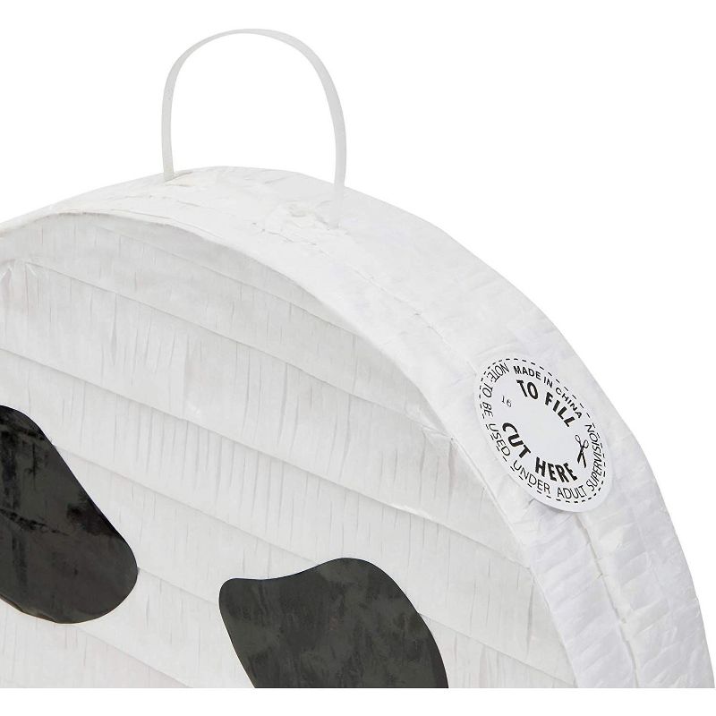 Spooky Central Small Day of the Dead Skull Pi~nata for Halloween Party, Pull String (13 x 15 x 3 In)