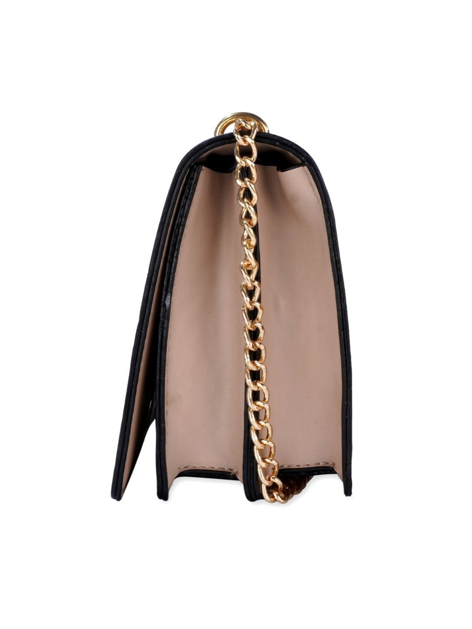 Luvoksi Beige Quilted Medium Sling Bag