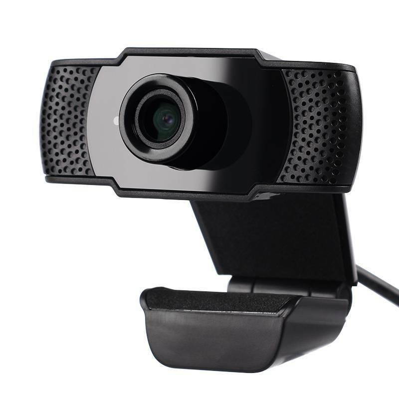 HD 1080P Webcam Desktop Laptop Computer PC Camera Built in Microphone Clip-On for Video Calling Video Conferencing Autofocus Dual Mic USB 2.0 Web Cam