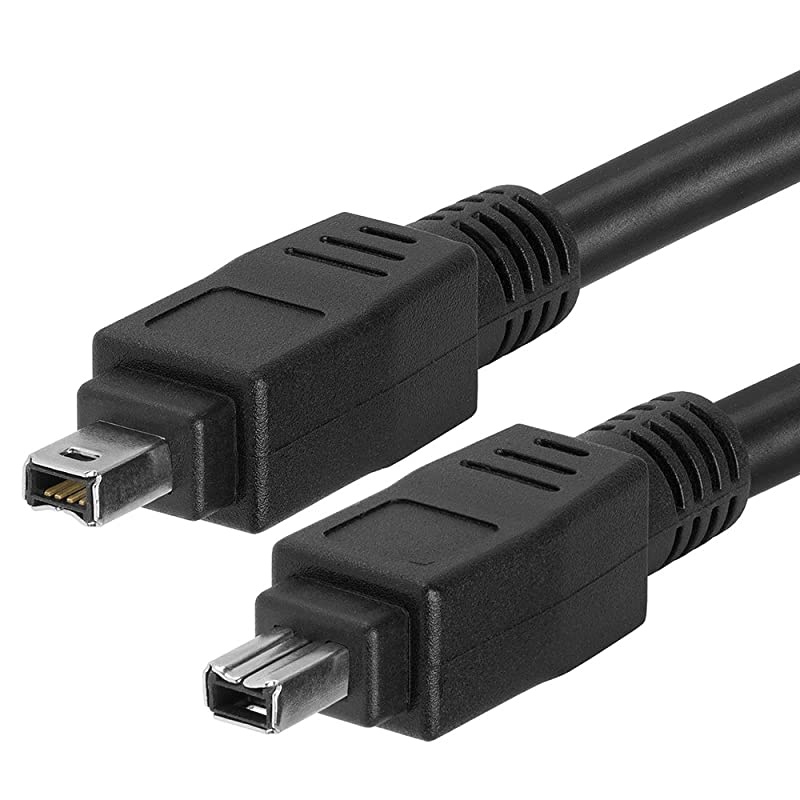 6FT FireWire Cable 4 Pin to 4 Pin Male to Male iLink DV Cable Firewire 400 IEEE 1394 Cord for Computer Laptop PC