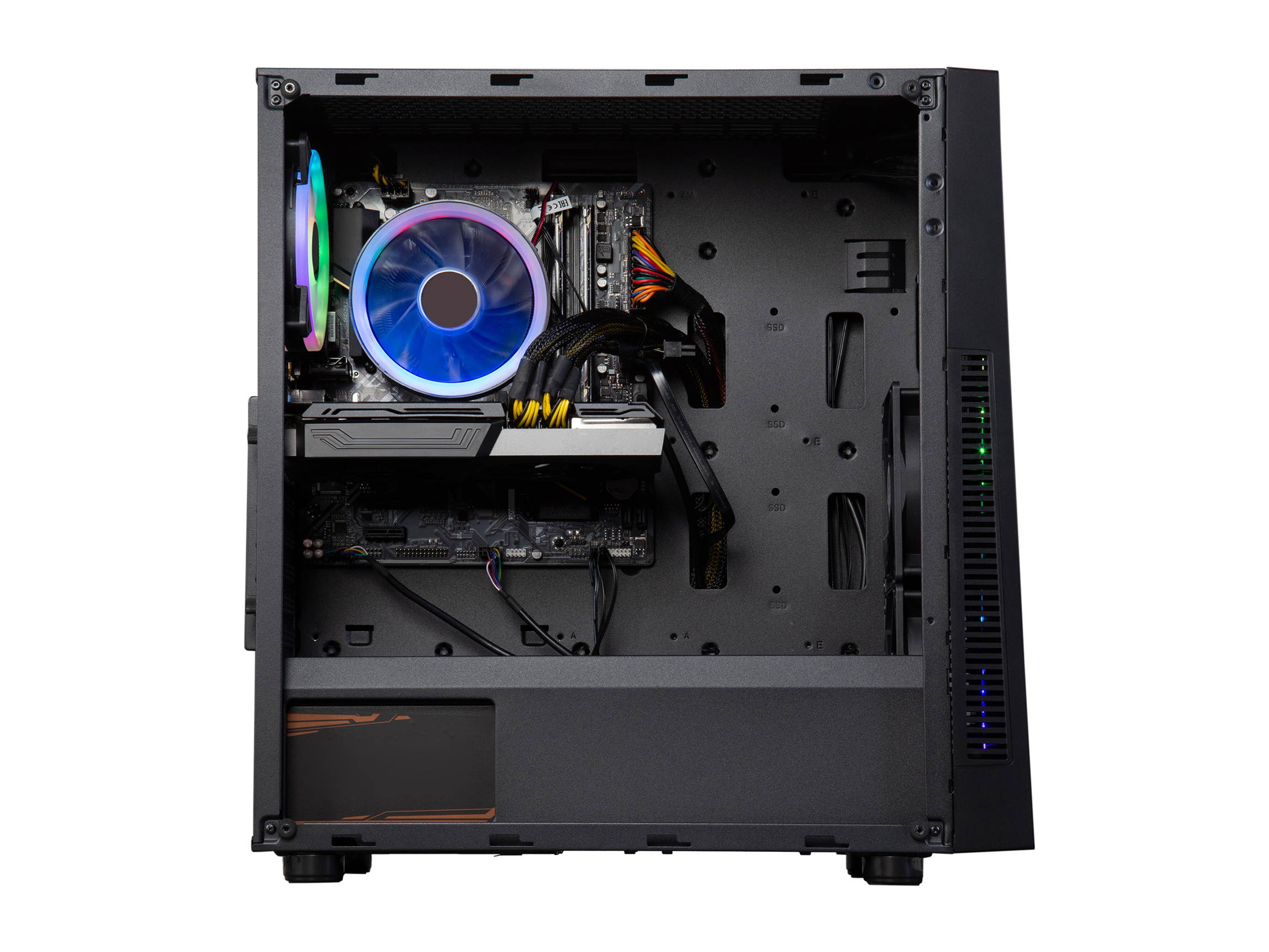 ABS Gladiator Gaming PC - Intel i7 10700KF - GeForce RTX 3070 8GB - 16GB DDR4 3200MHz - 1TB M.2 NVMe SSD - EVGA CLC 280MM RGB AIO - Windows 10 Home 64-bit
